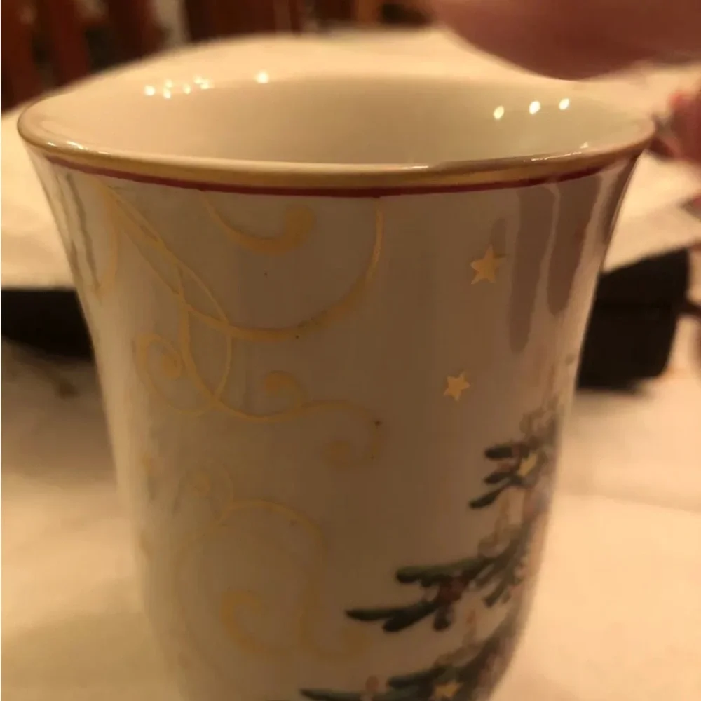 WILLIAMS SONOMA Twas The Night Before Christmas - Christmas Tree Large Mug Cup